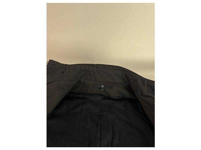 Vintage Isabel Marant Denim-Trenchcoat M Schwarz - Ansicht 11