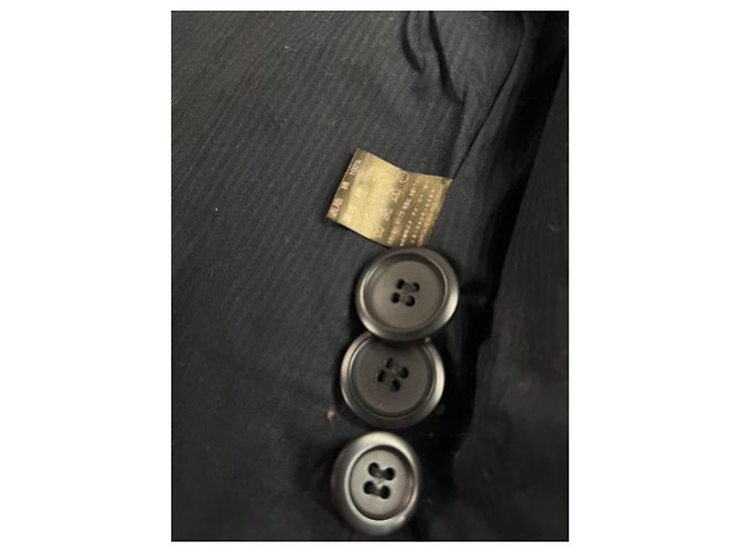 Vintage Isabel Marant Denim-Trenchcoat M Schwarz - Ansicht 9