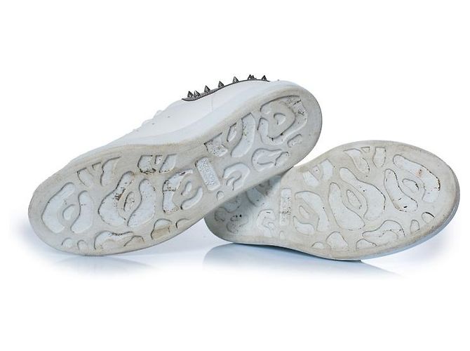 Sneakers oversized Larry di Alexander McQueen Bianco - vista 7