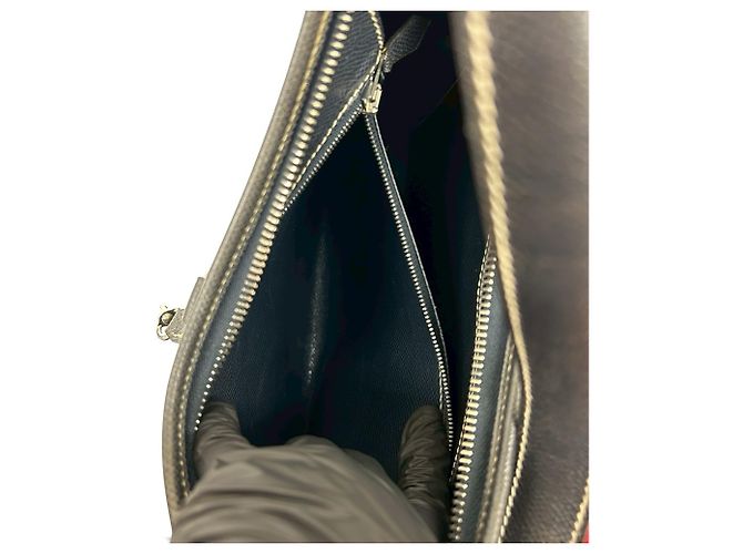 Hermès Trim 31 Schultertasche Marineblau - Ansicht 10