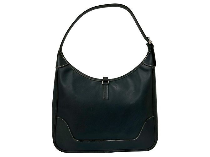 Hermès Trim 31 Schultertasche Marineblau - Ansicht 3