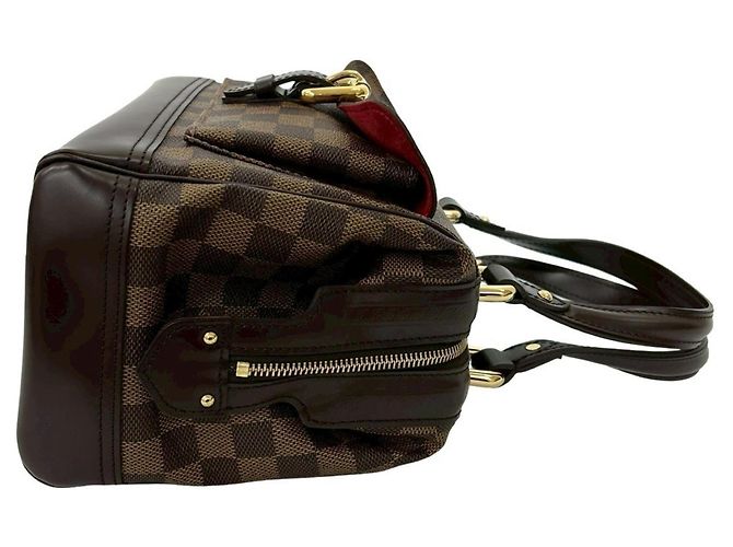 Louis Vuitton Knightsbridge Damier Lederhandtasche Braun - Ansicht 6