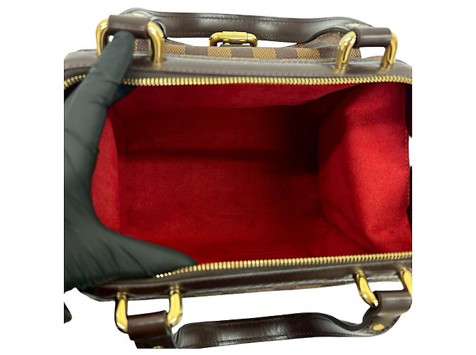 Louis Vuitton Knightsbridge Damier Lederhandtasche Braun - Ansicht 9