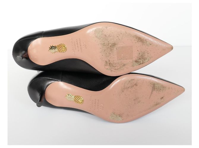 Bottines Matignon 75 d'Aquazzura Noir - vue 6