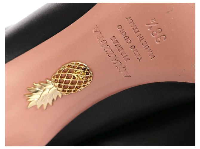 Bottines Matignon 75 d'Aquazzura Noir - vue 7