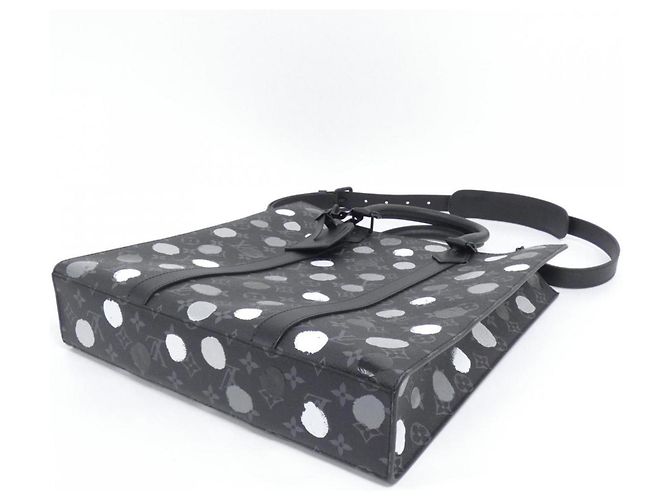 Borsa Sac Plat Monogram Eclipse di Louis Vuitton Nero - vista 2