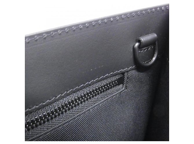 Borsa Sac Plat Monogram Eclipse di Louis Vuitton Nero - vista 7