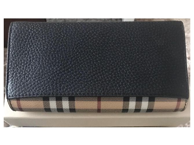 Cartera Burberry Check de lona y cuero Multicolor - vista 2