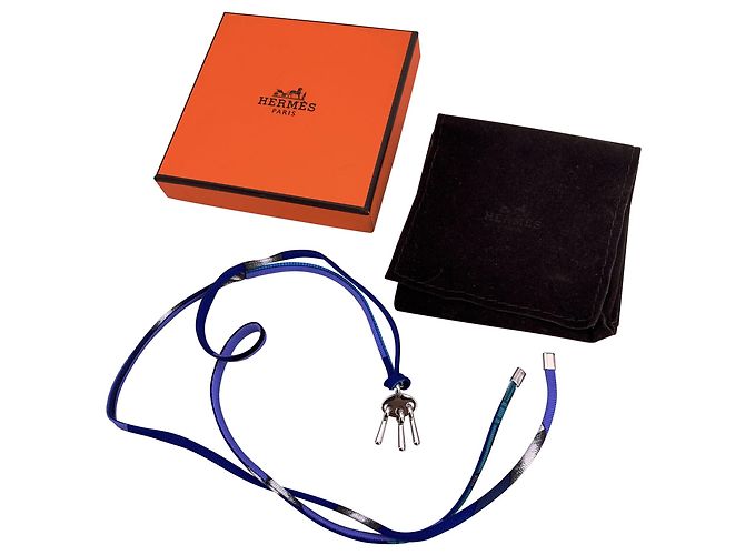 Ring Hermès Collana Bracciale Charm Mors A Jouet Tourbillon de Colori Hermes Blu - vista 2