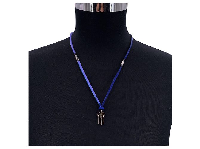 Ring Hermès Collana Bracciale Charm Mors A Jouet Tourbillon de Colori Hermes Blu - vista 3