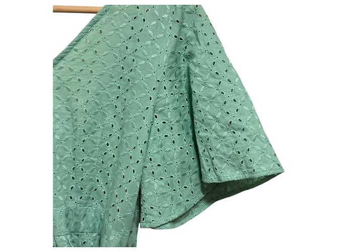 Autre Marque OBLI Besticktes Kleid Grün - Ansicht 8
