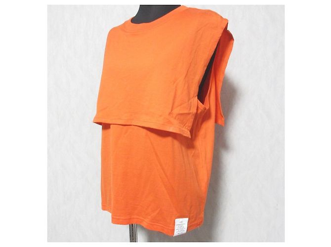 Autre Marque Camiseta sin mangas de algodón HYKE Naranja - vista 3