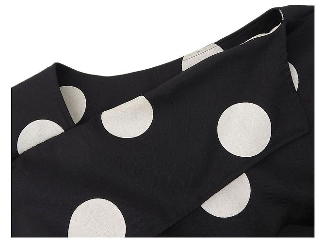 Autre Marque Wollmischung Kleid Yohji Yamamoto +NOIR - Ansicht 3