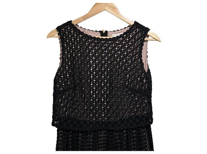 Autre Marque EPOCA Spitzenkleid Schwarz - Ansicht 3