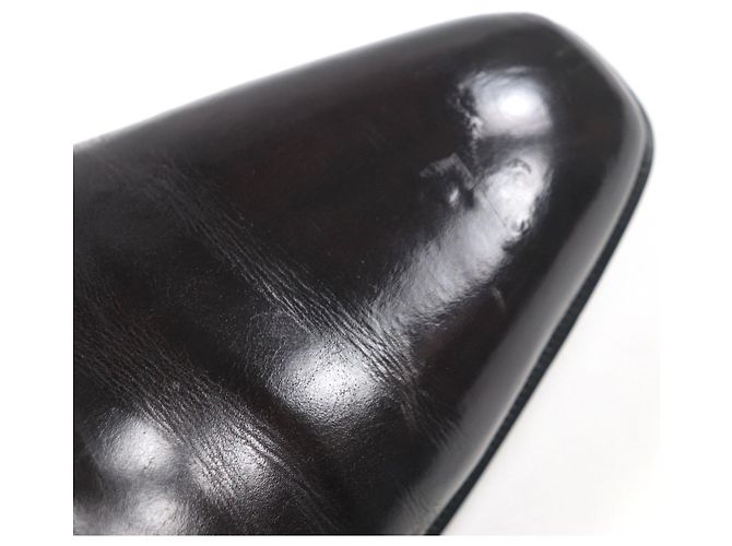 Autre Marque Berluti Leder Monk Strap Schuhe Lila Dunkelviolett - Ansicht 10
