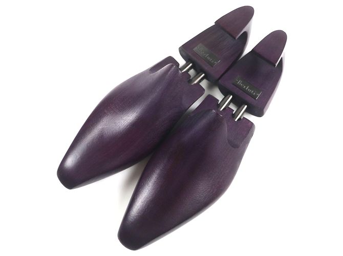 Autre Marque Berluti Leder Monk Strap Schuhe Lila Dunkelviolett - Ansicht 9
