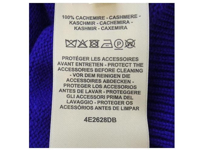 Kaschmir-Strickwaren von Hermès Blau - Ansicht 3
