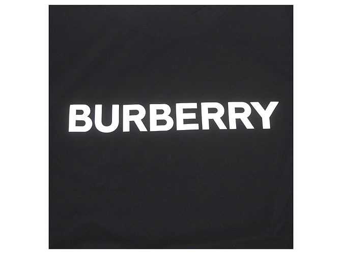 Camiseta de algodón con estampado del logo Burberry Negro - vista 4