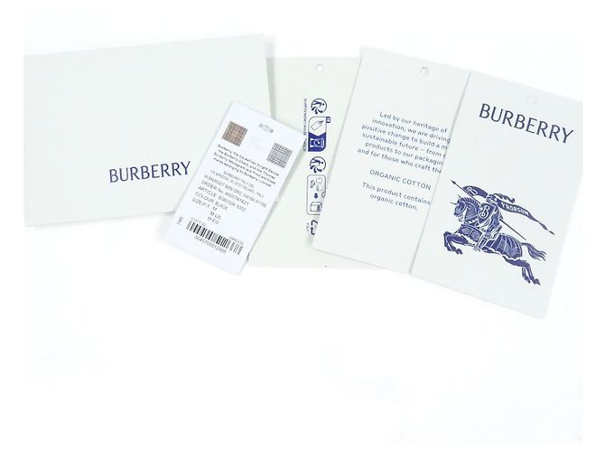 Camiseta de algodón con estampado del logo Burberry Negro - vista 8