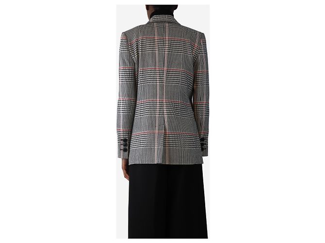 Anine Bing Giacca a scacchi bianco e nero - taglia XS - vista 2