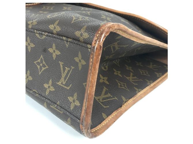 Bolsa Beverly Monogram Louis Vuitton Marrom - vista 7