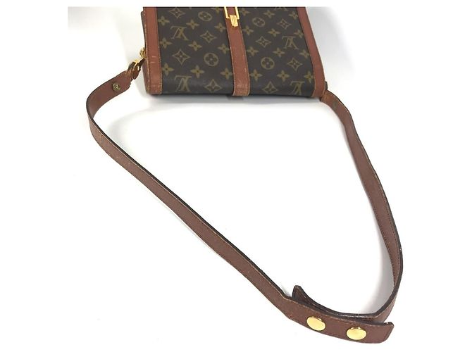 Vintage Schultertasche Rondo Point Monogram Louis Vuitton Braun - Ansicht 11