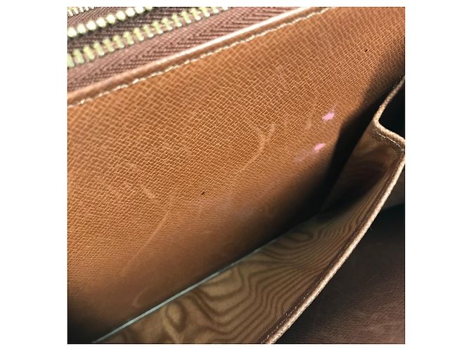 Vintage Schultertasche Rondo Point Monogram Louis Vuitton Braun - Ansicht 18