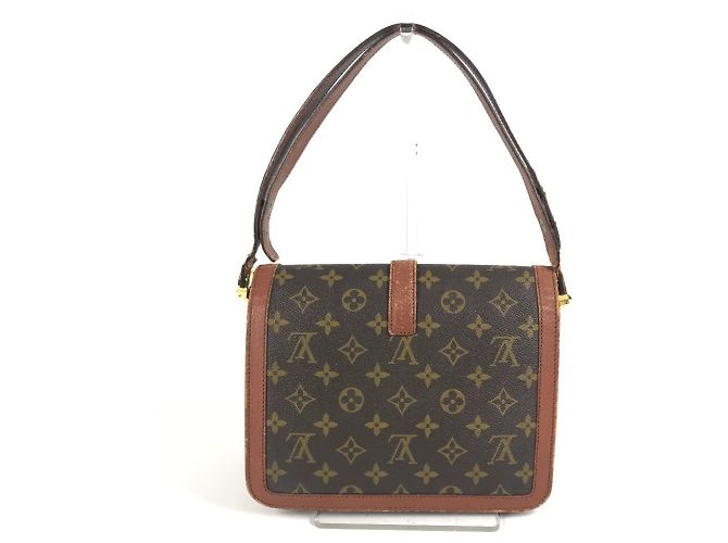 Vintage Schultertasche Rondo Point Monogram Louis Vuitton Braun - Ansicht 2