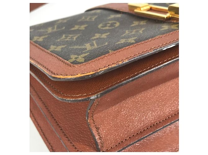 Vintage Schultertasche Rondo Point Monogram Louis Vuitton Braun - Ansicht 7