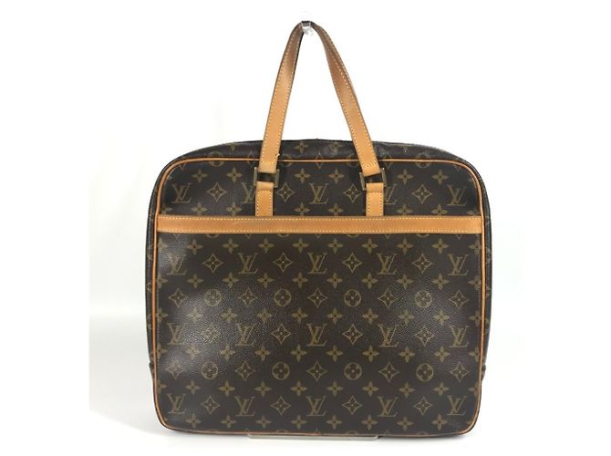 Borsa Porta Documenti Pegasus Monogramma Louis Vuitton Marrone - vista 2