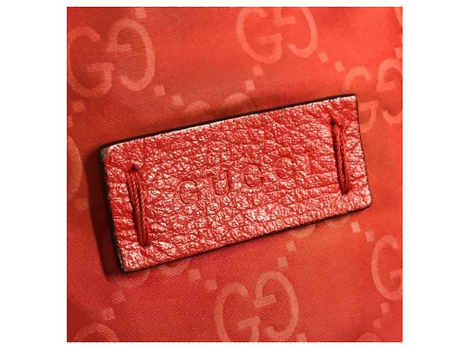 Borsa Tote Gucci GG Logo Arancione - vista 11