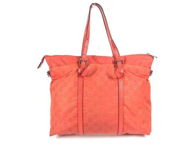 Borsa Tote Gucci GG Logo Arancione - vista 2