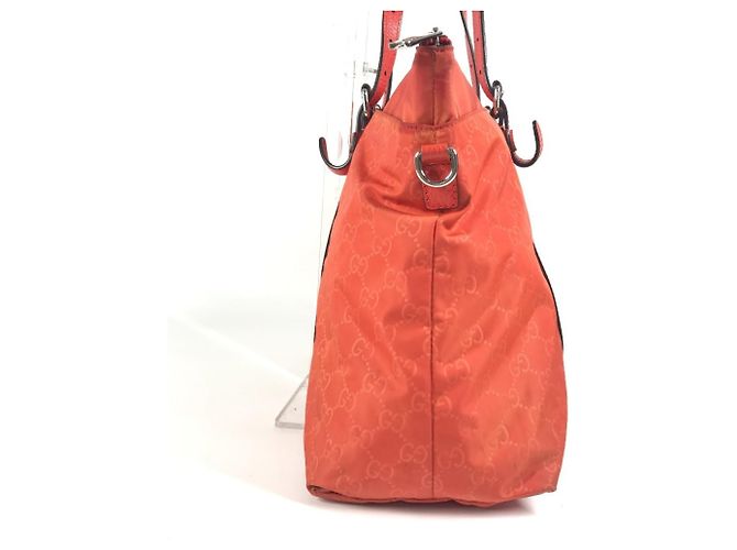 Borsa Tote Gucci GG Logo Arancione - vista 3