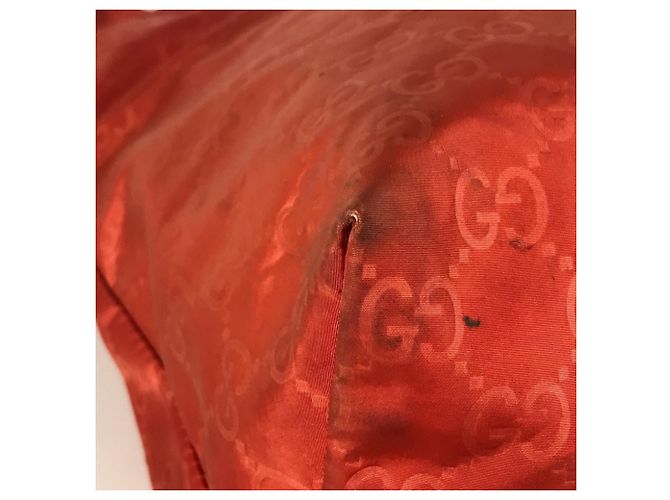 Borsa Tote Gucci GG Logo Arancione - vista 8