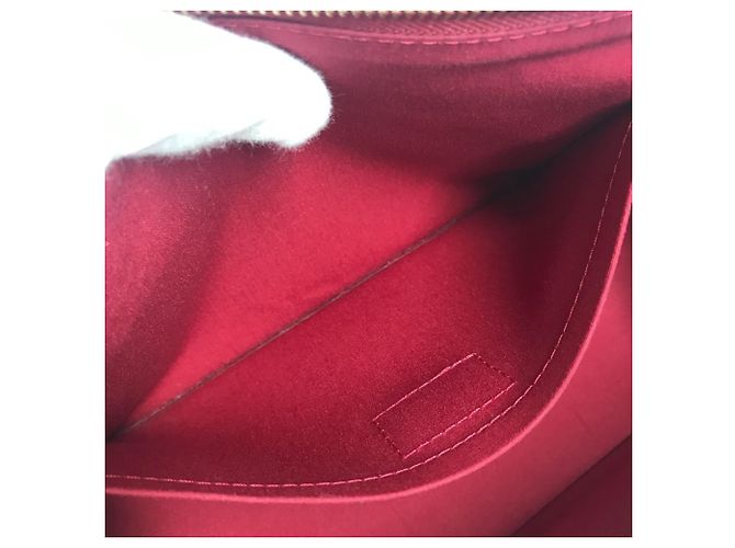Rosewood Borsa tote Monogram Vernis Louis Vuitton Rosso - vista 14