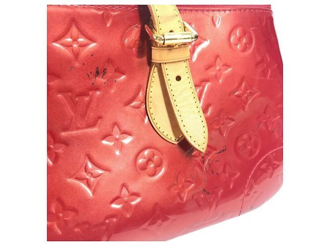 Rosewood Borsa tote Monogram Vernis Louis Vuitton Rosso - vista 17