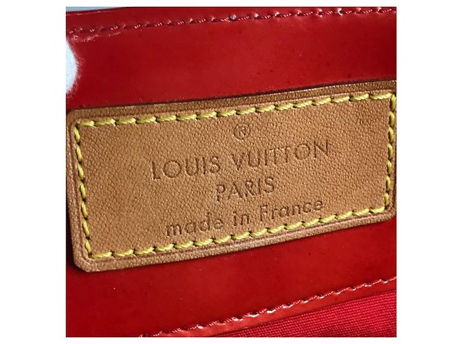 Borsa Reed GM in Monogram Vernis Louis Vuitton Rosso - vista 14