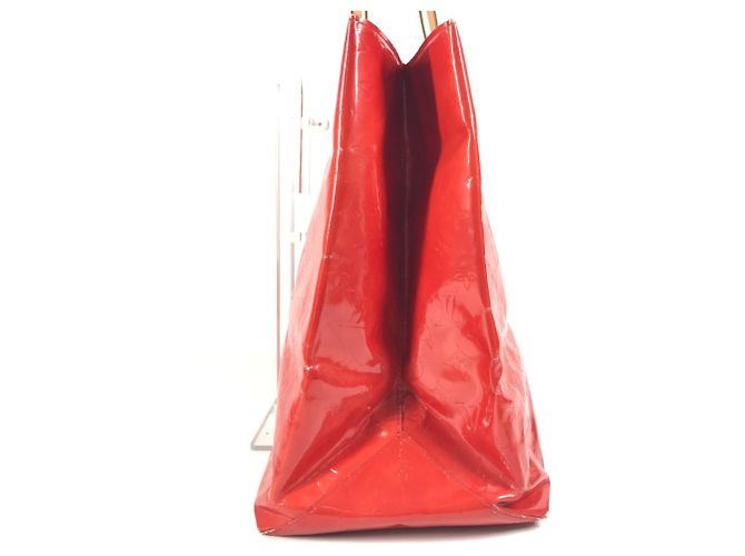 Borsa Reed GM in Monogram Vernis Louis Vuitton Rosso - vista 3