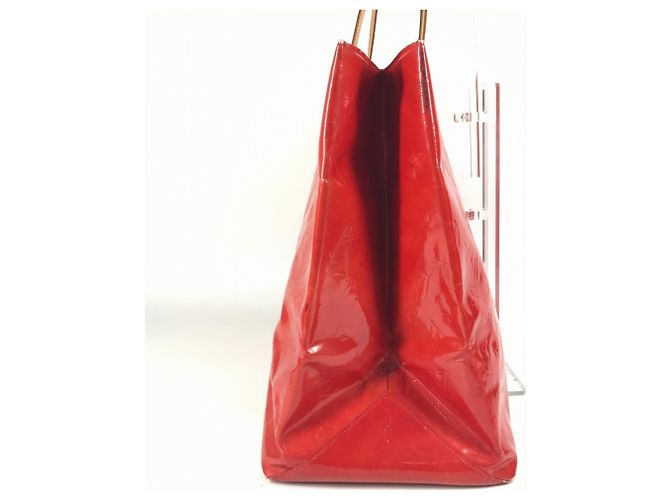Borsa Reed GM in Monogram Vernis Louis Vuitton Rosso - vista 4