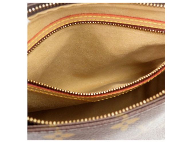 Borsa a Spalla Looping MM Monogramma Louis Vuitton Marrone - vista 6