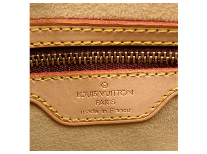 Borsa a Spalla Looping MM Monogramma Louis Vuitton Marrone - vista 7