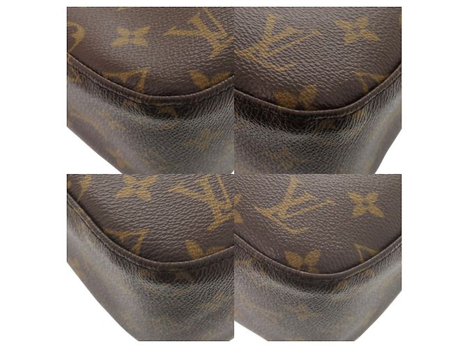 Borsa a Spalla Looping MM Monogramma Louis Vuitton Marrone - vista 9
