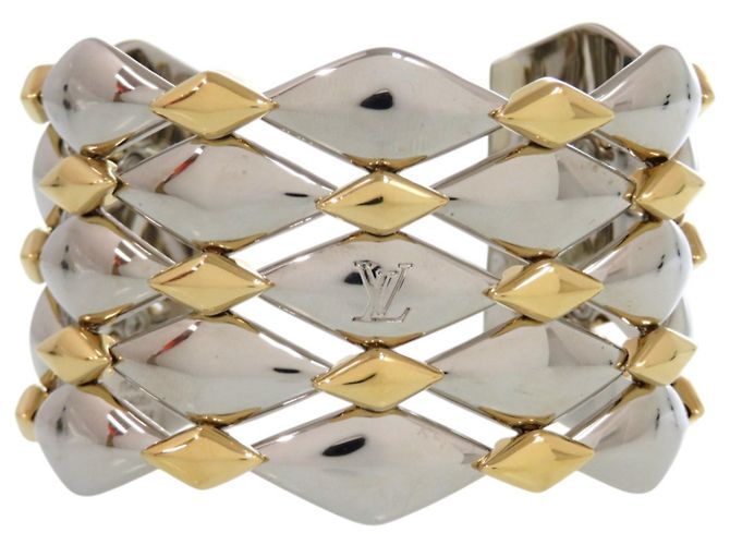 Bracciale Charm Maltage Stud di Louis Vuitton Argento D'oro - vista 3