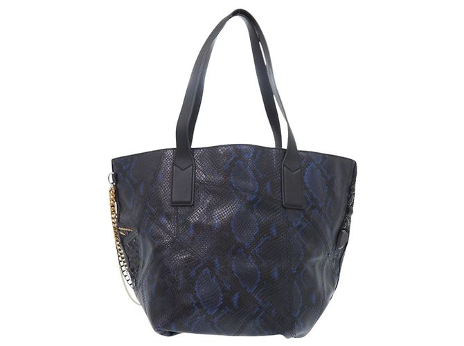 Borsa tote blu Marc Jacobs con pochette Nero - vista 3