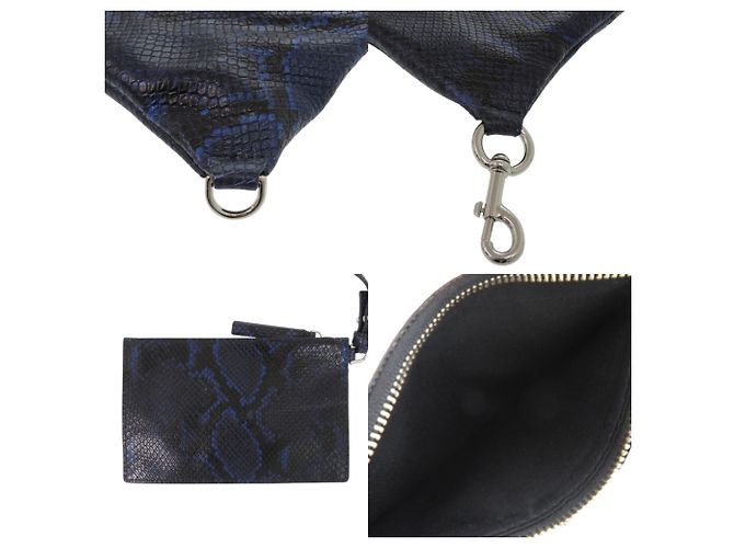 Borsa tote blu Marc Jacobs con pochette Nero - vista 8