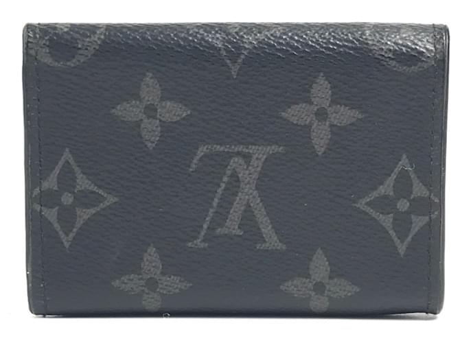 Billetera Compacta Discovery Monogram Eclipse Louis Vuitton Castaño Negro - vista 2