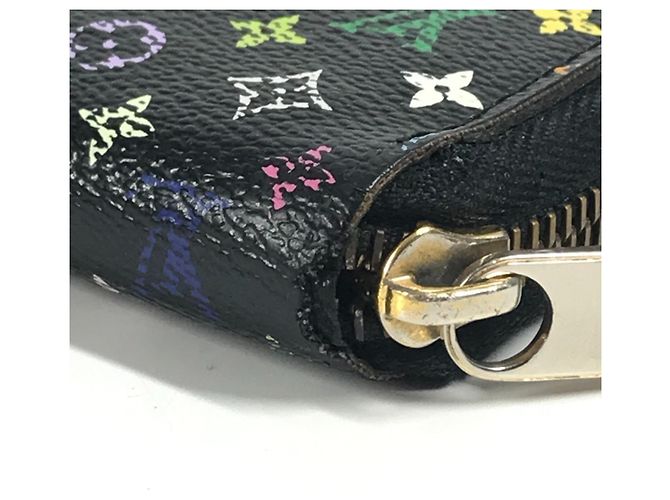 Louis Vuitton Monogram Multicolore Zippy Wallet Black Multiple colors - view 10