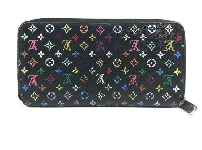 Louis Vuitton Monogram Multicolore Zippy Wallet Black Multiple colors - view 2