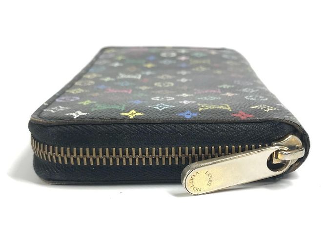 Louis Vuitton Monogram Multicolore Zippy Wallet Black Multiple colors - view 3
