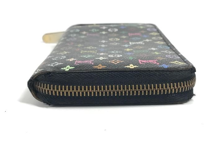 Louis Vuitton Monogram Multicolore Zippy Wallet Black Multiple colors - view 4